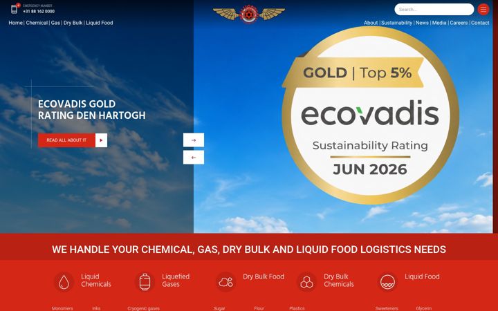 Screenshot of denhartogh.com