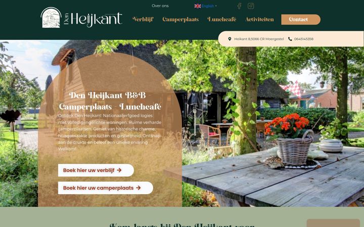 Screenshot of denheijkant.nl