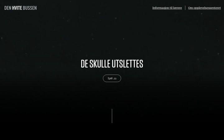 Snímek obrazovky denhvitebussen.no