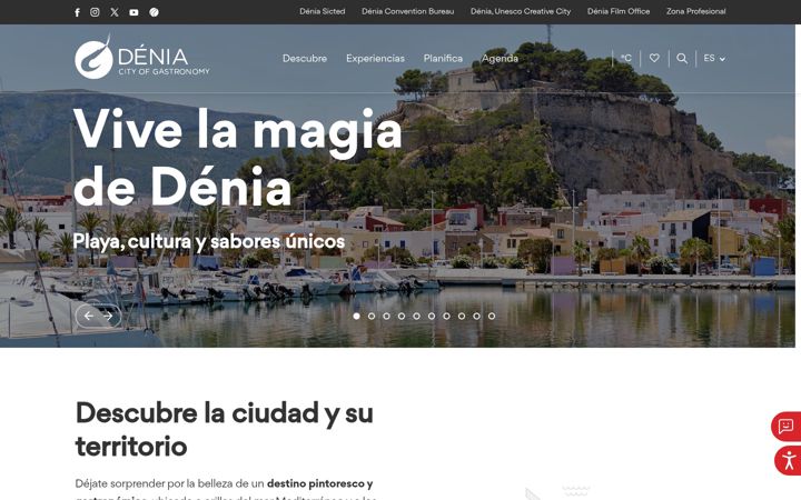 Captura de pantalla de denia.net