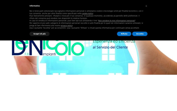 Screenshot ta' denicolo.it