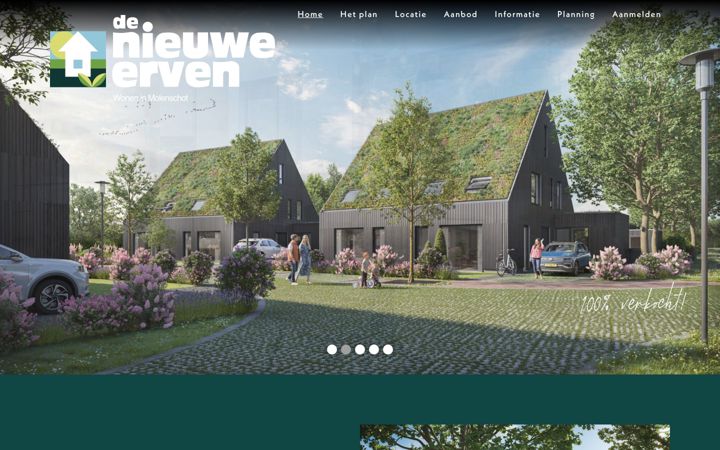 Skærmbillede af denieuweerven.nl