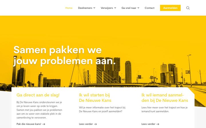 Ekrano kopija denieuwekans.org