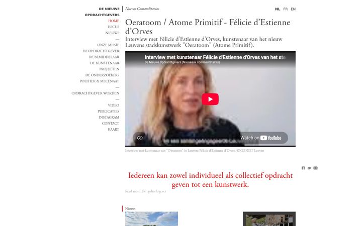 Screenshot of denieuweopdrachtgevers.be