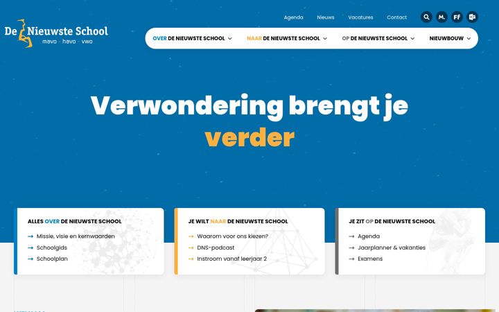 Screenshot του denieuwsteschool.nl