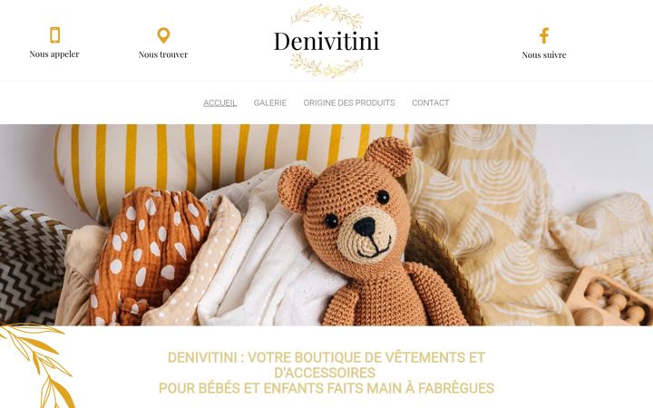 Screenshot of denifitiny.fr