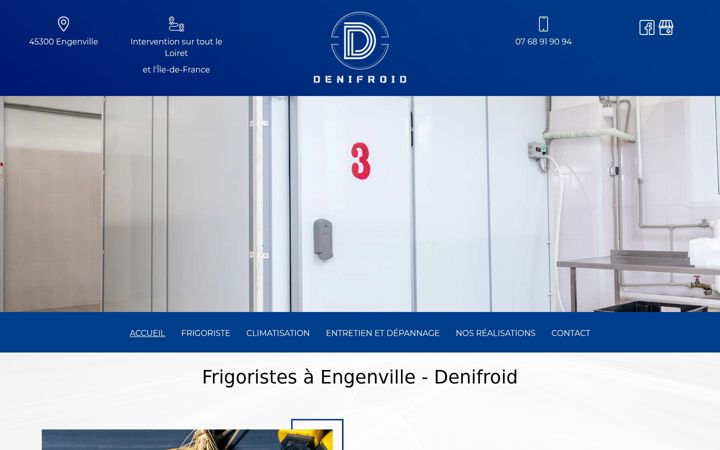 Screenshot of denifroid.fr