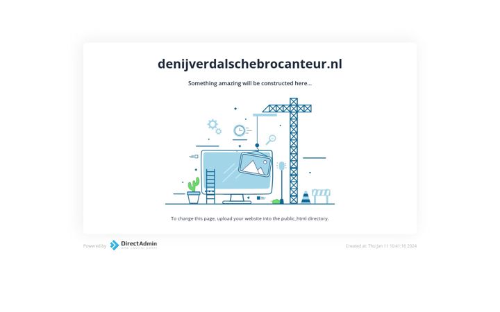 Screenshot stránky denijverdalschebrocanteur.nl