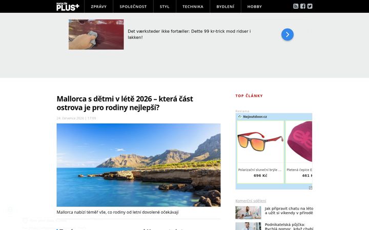 Screenshot stránky denikplus.cz