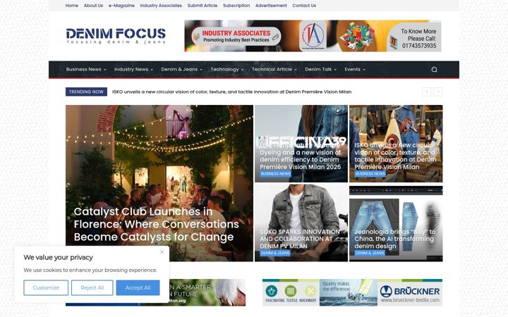 Screenshot of denimfocus.net