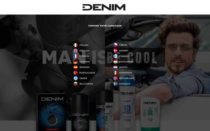Snímek obrazovky denimforman.com