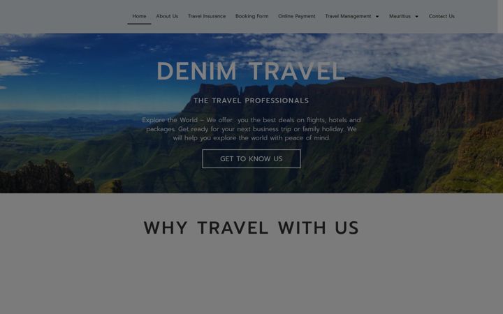 Ekrānuzņēmums no denimtravel.co.za