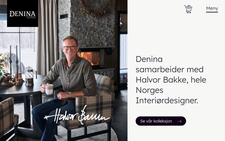 Screenshot stránky denina.no