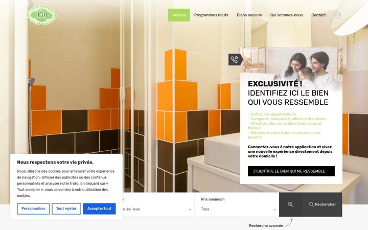 Screenshot of denis-barraud-immobilier.com