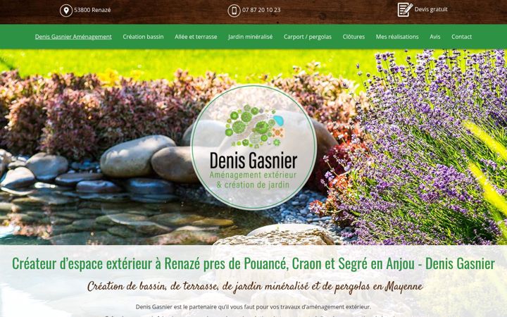 Screenshot of denis-gasnier-amenagement.fr