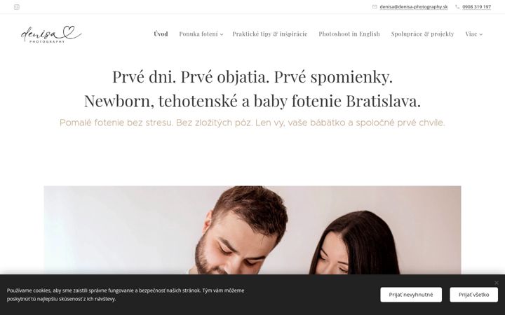 Screenshot of denisa-photography.sk