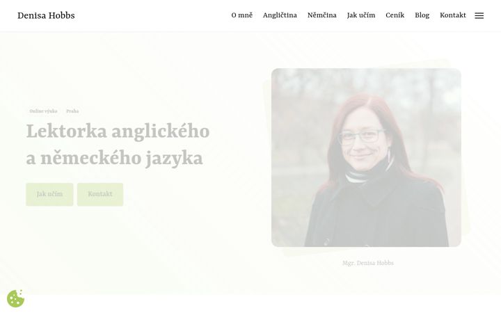 Screenshot van denisahobbs.cz