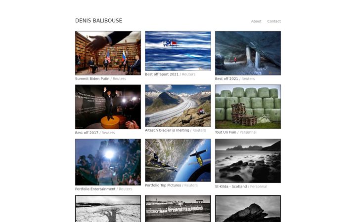 Screenshot of denisbalibouse.com