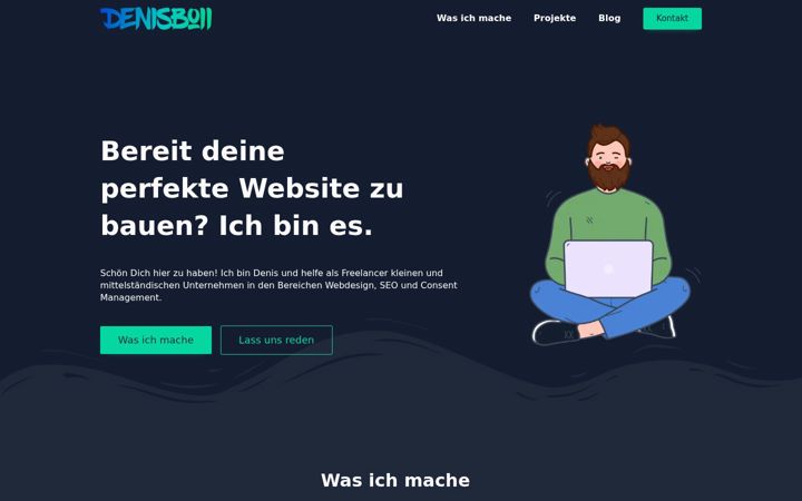 Screenshot of denisboii.com