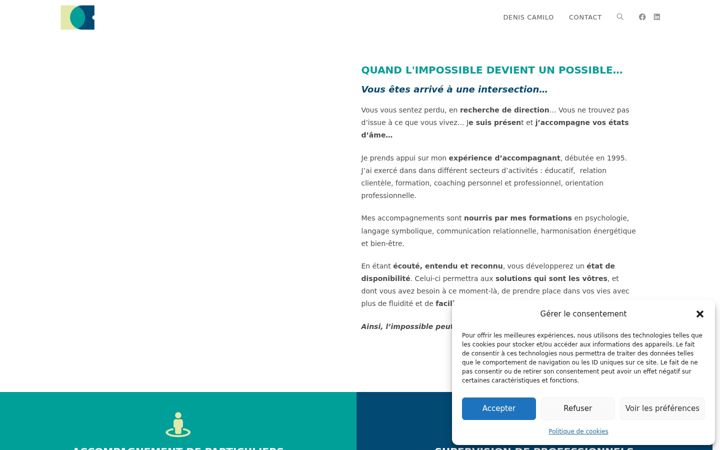 Screenshot of deniscamilo.com
