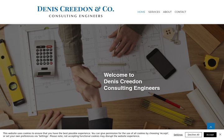 Screenshot of deniscreedon.com