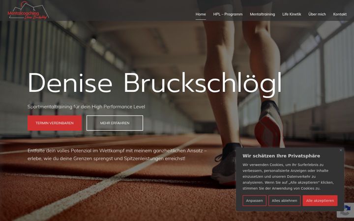 Screenshot of denisebruckschloegl.com