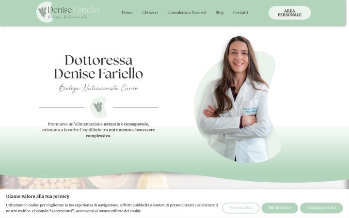Screenshot of denisefariello.it