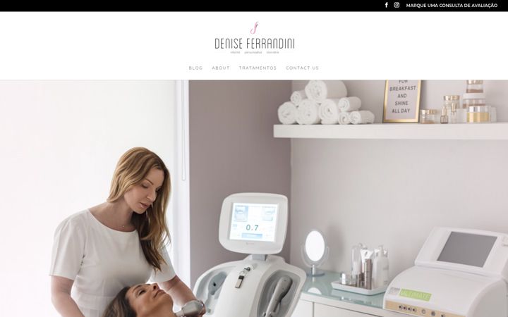 Screenshot of deniseferrandiniclinic.com
