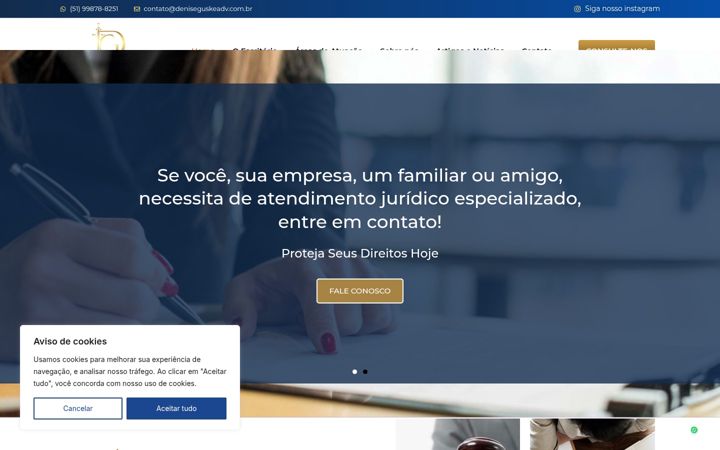 Képernyőkép: deniseguskeadv.com.br
