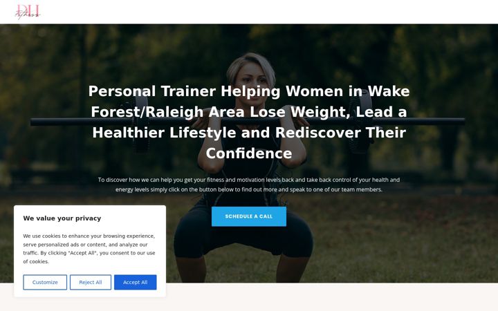 Screenshot of denisehandibodefitness.com