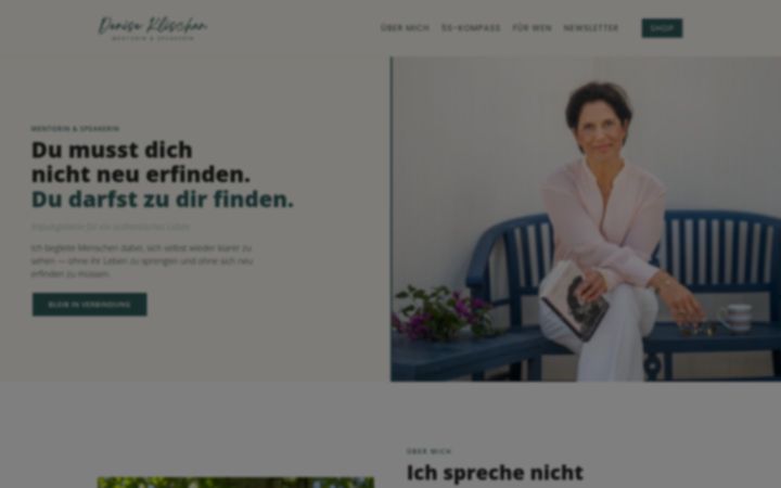 Screenshot of deniseklischan.com