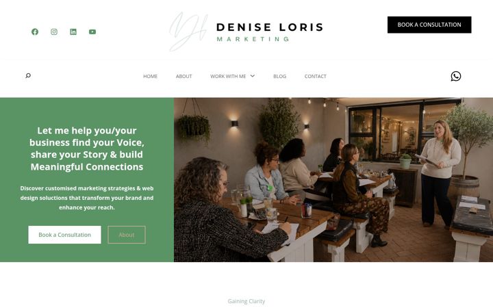 Screenshot of deniseloris.com