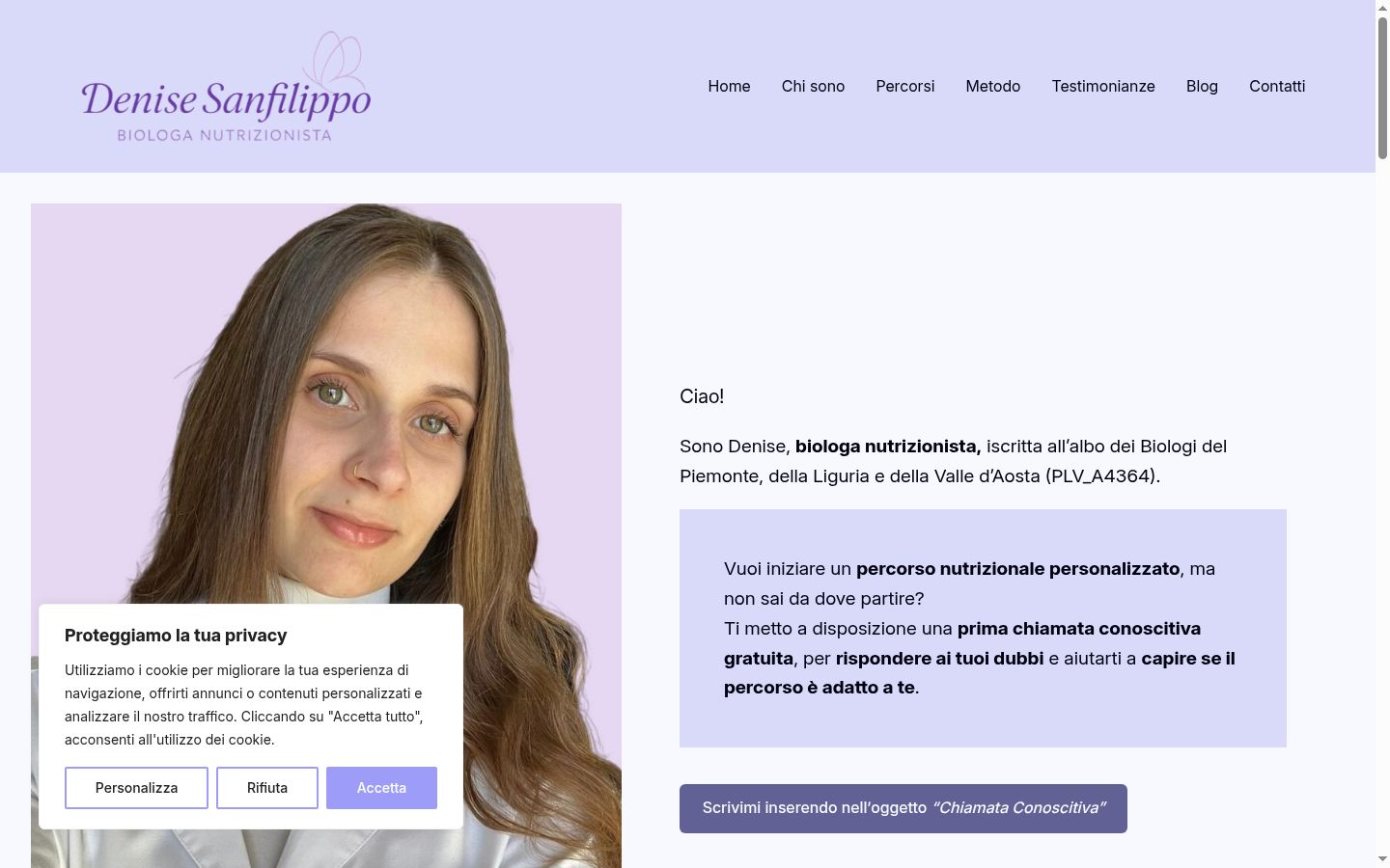 Screenshot tal-banner tal-kunsens muri qabel kwalunkwe interazzjoni