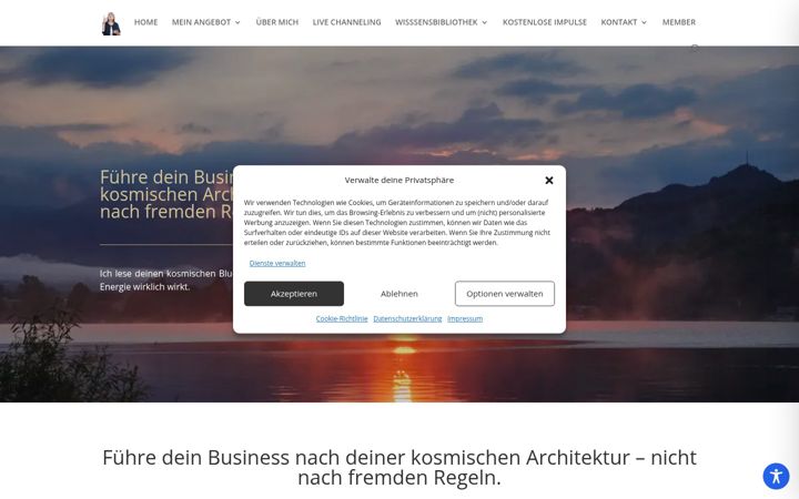 Screenshot of denisesonderegger.com