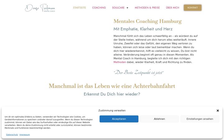 Screenshot of denisetiedemann.de