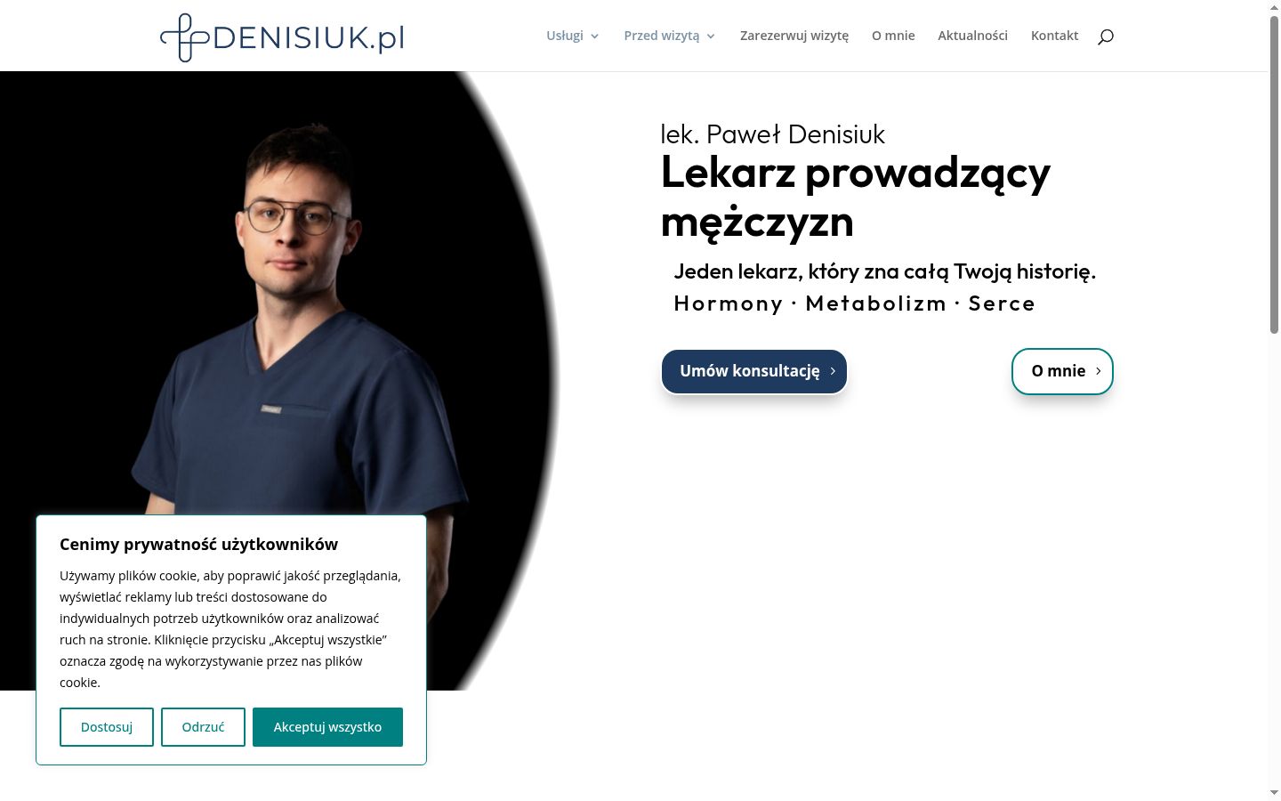 Snímek obrazovky baneru souhlasu zobrazeného před jakoukoli interakcí