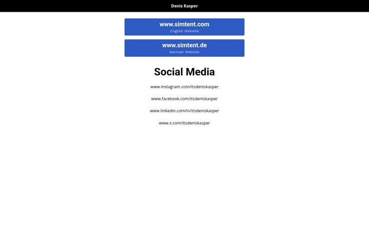 Screenshot of deniskasper.com