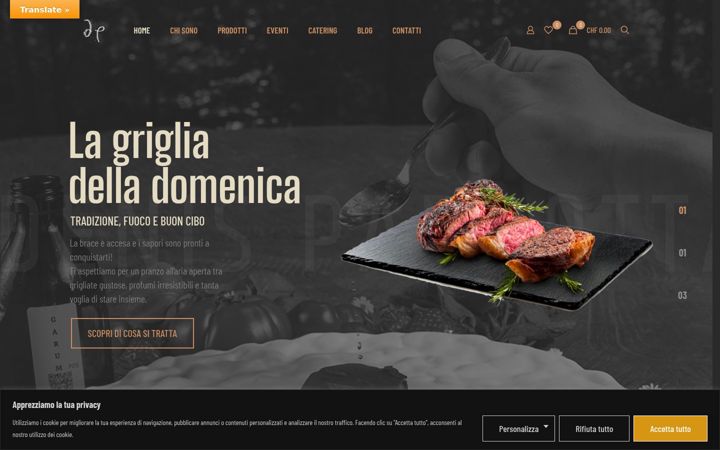 Screenshot of denisparrotta.com