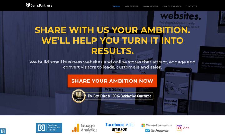 Screenshot of denispartners.com