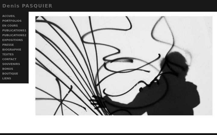 Screenshot of denispasquier.com