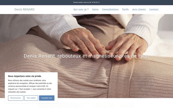 Screenshot of denisrenard.fr