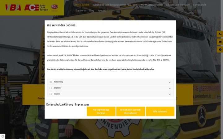 Screenshot of denisschenk.de