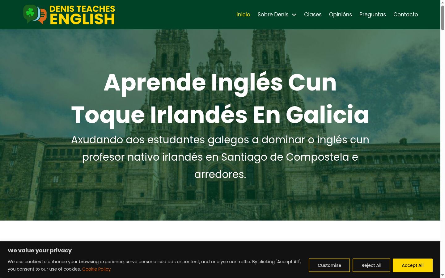 Screenshot tal-banner tal-kunsens muri qabel kwalunkwe interazzjoni