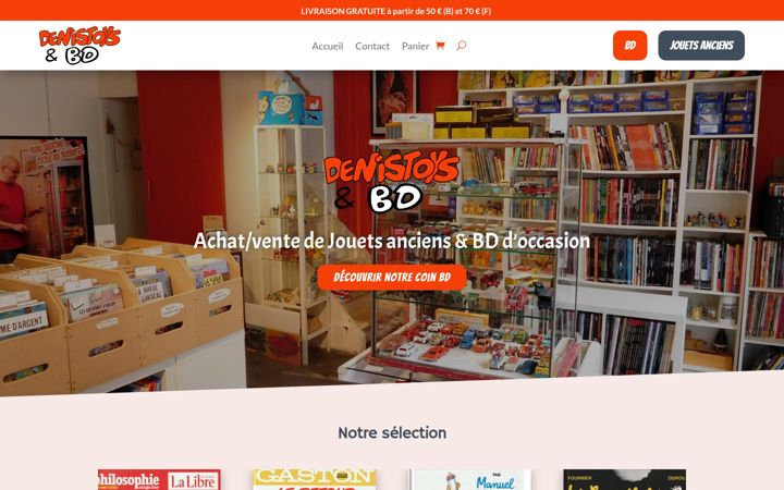 Screenshot of denistoys.be