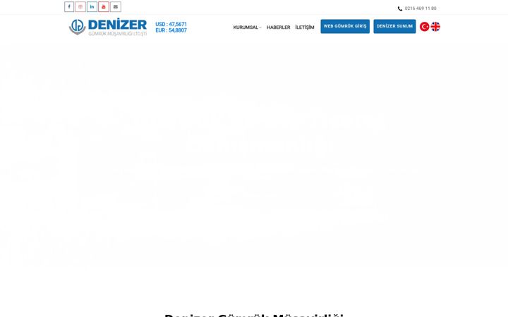 Zrzut ekranu denizergumruk.com.tr