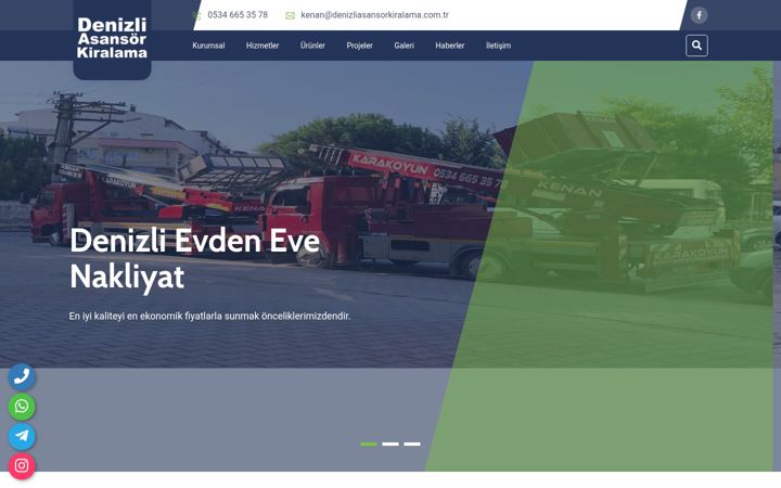 Zrzut ekranu denizliasansorkiralama.com.tr