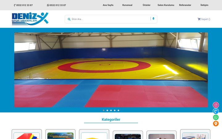 Zrzut ekranu denizsporminderleri.com.tr