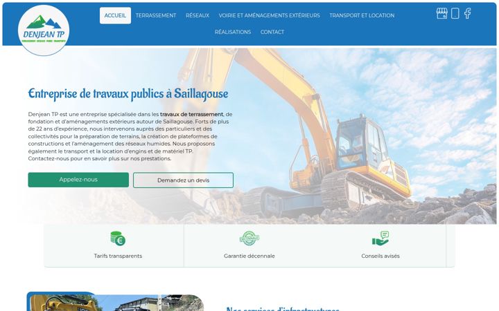Screenshot of denjean-tp.fr