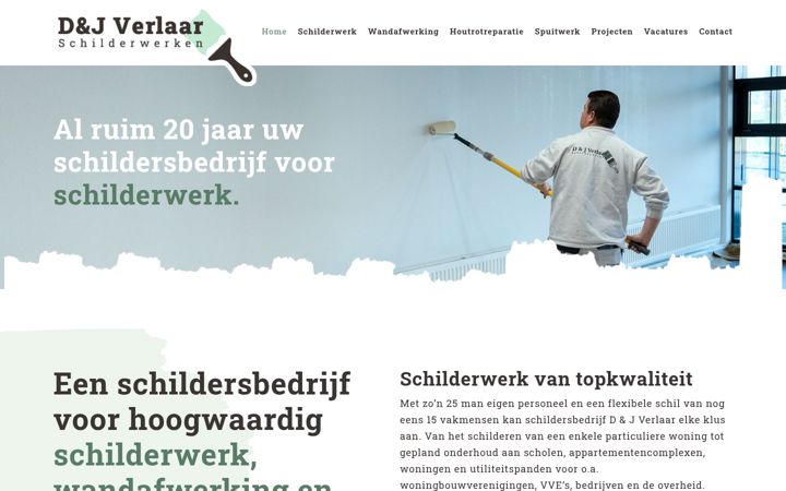 Screenshot of denjverlaar.nl