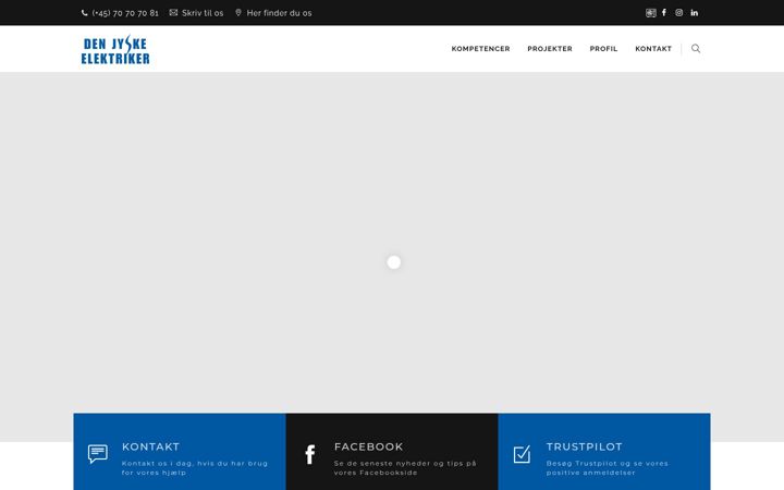 Screenshot of denjyskeelektriker.dk